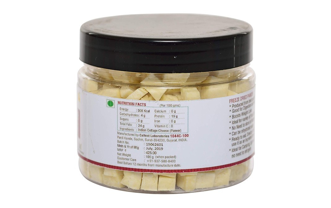 Nutravita Paneer Cubes    Plastic Jar  100 grams